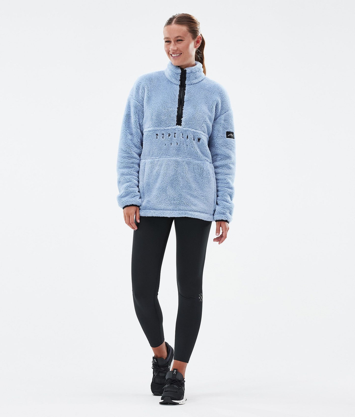 Fleece Sweater Women Light Blue
