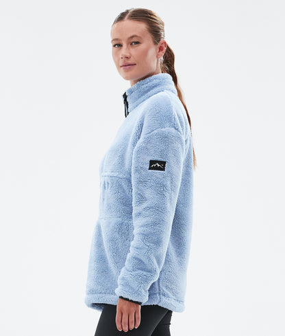 Fleece Sweater Women Light Blue