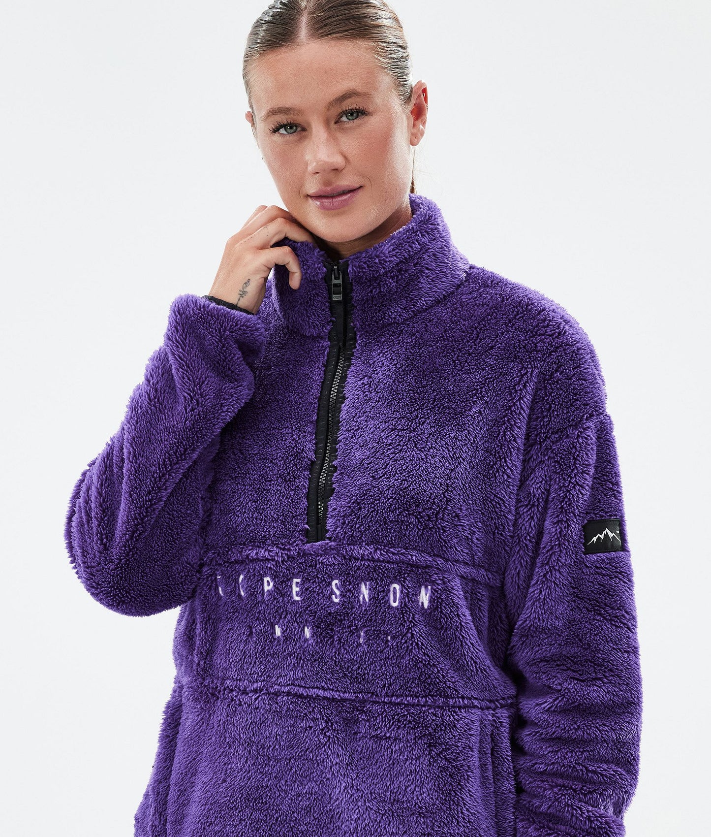 Fleece Sweater Women Vivid Purple
