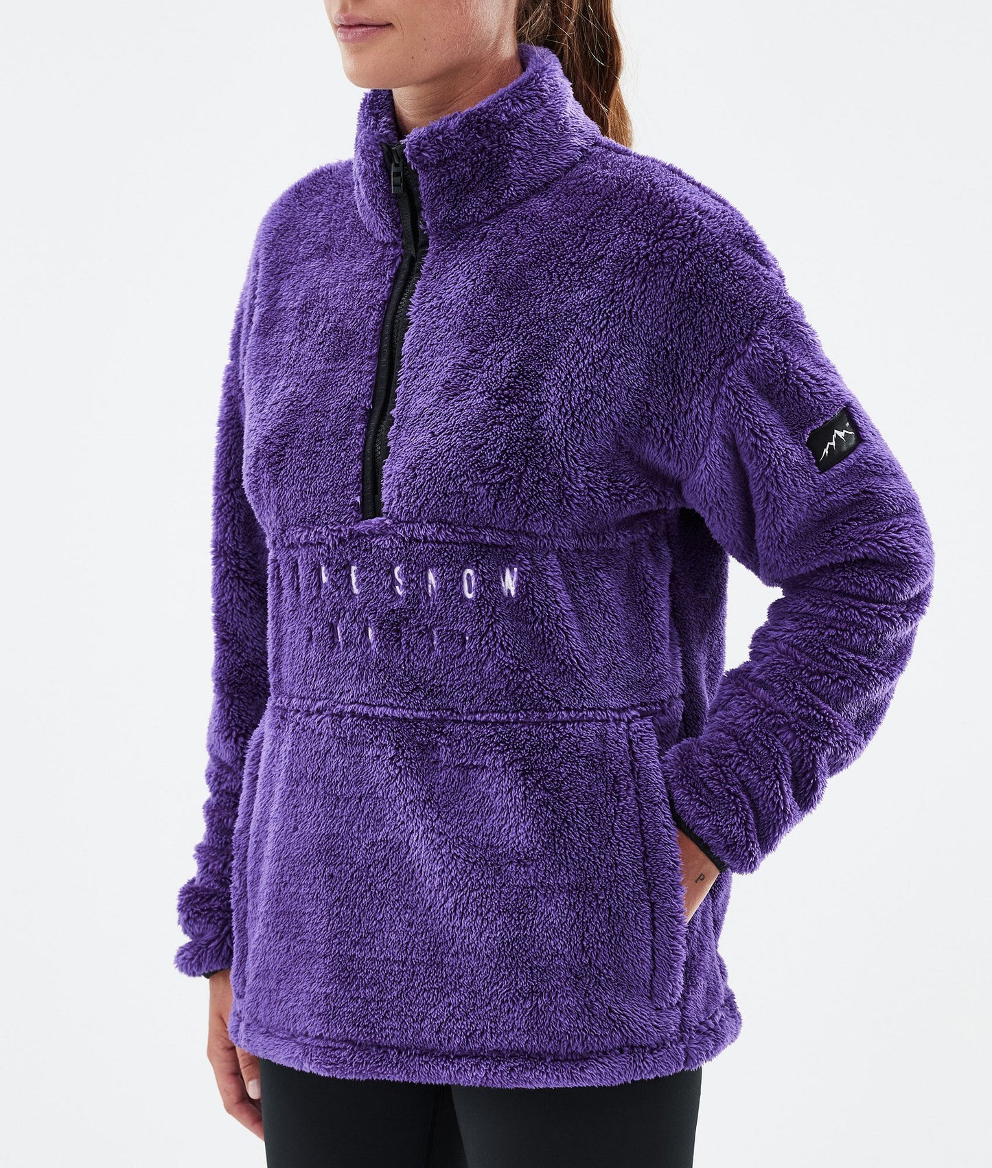 Fleece Sweater Women Vivid Purple