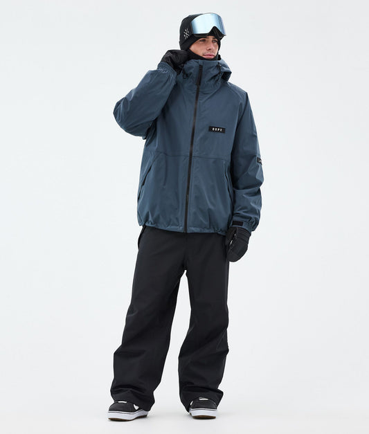 Snowboard Jacket Men Metal Blue