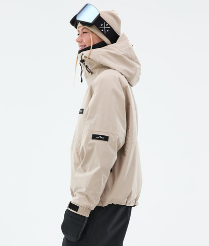 Snowboard Jacket Women Sand
