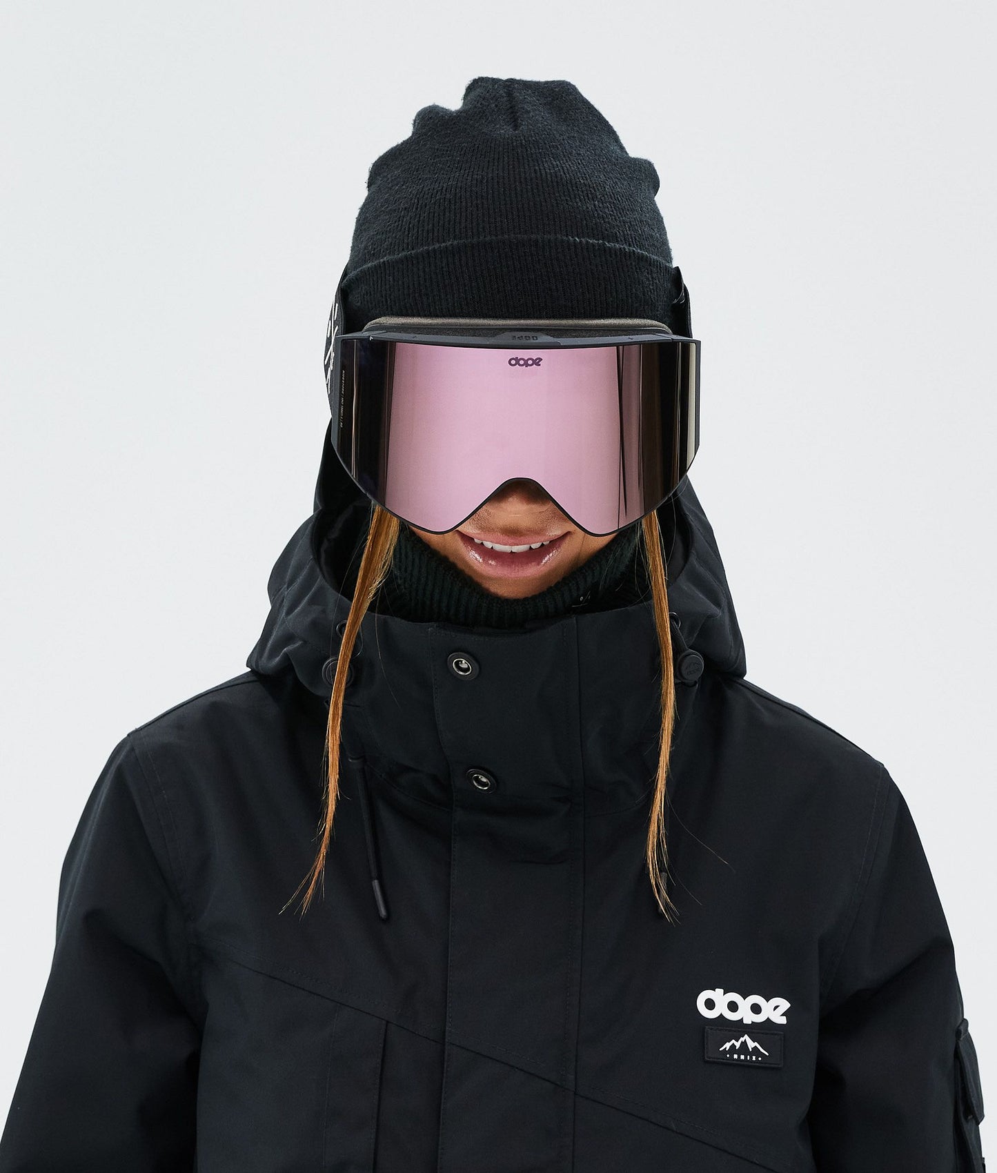 Ski Goggles Black/Champagne Mirror