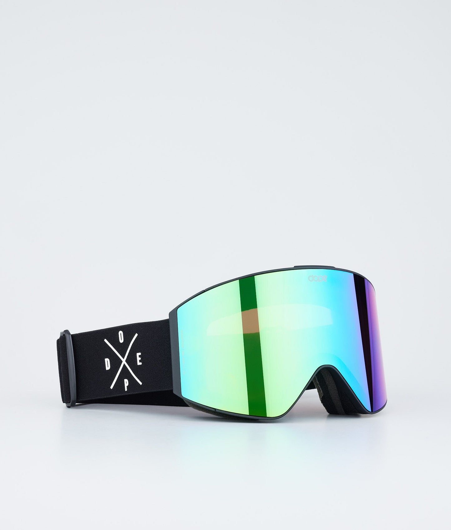 Ski Goggles White/Pink Mirror