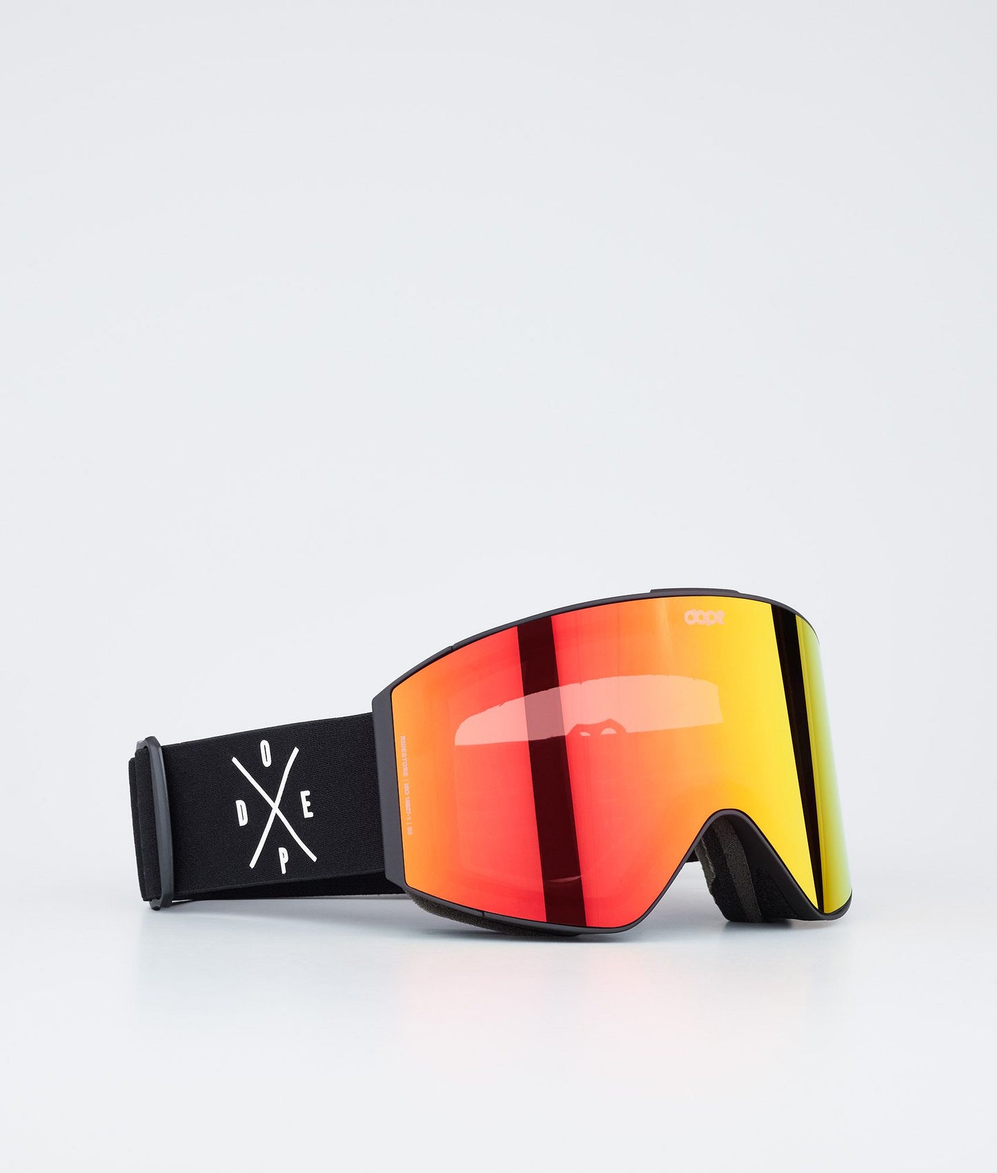 Ski Goggles White/Pink Mirror