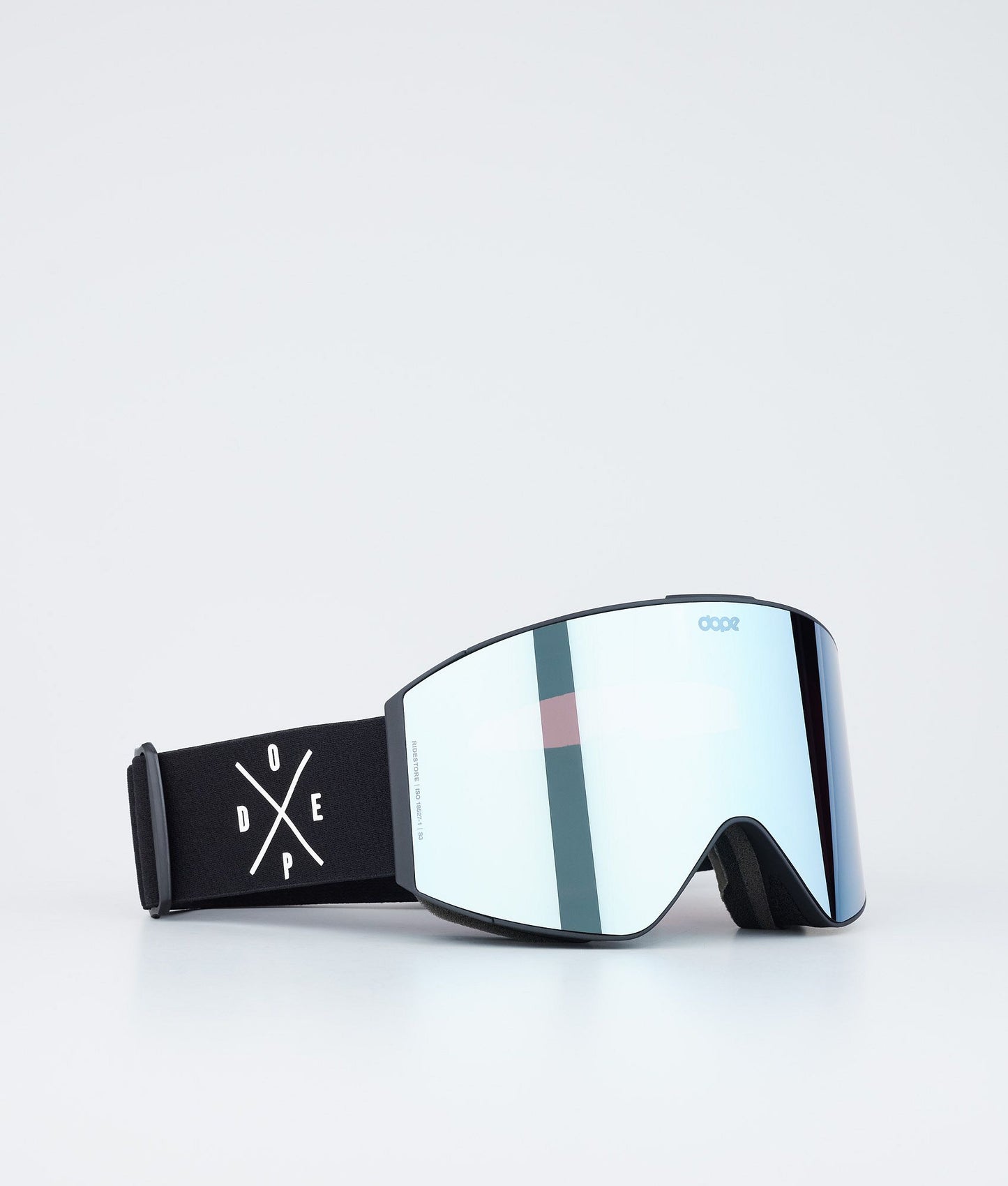 Ski Goggles Black/Pink Mirror