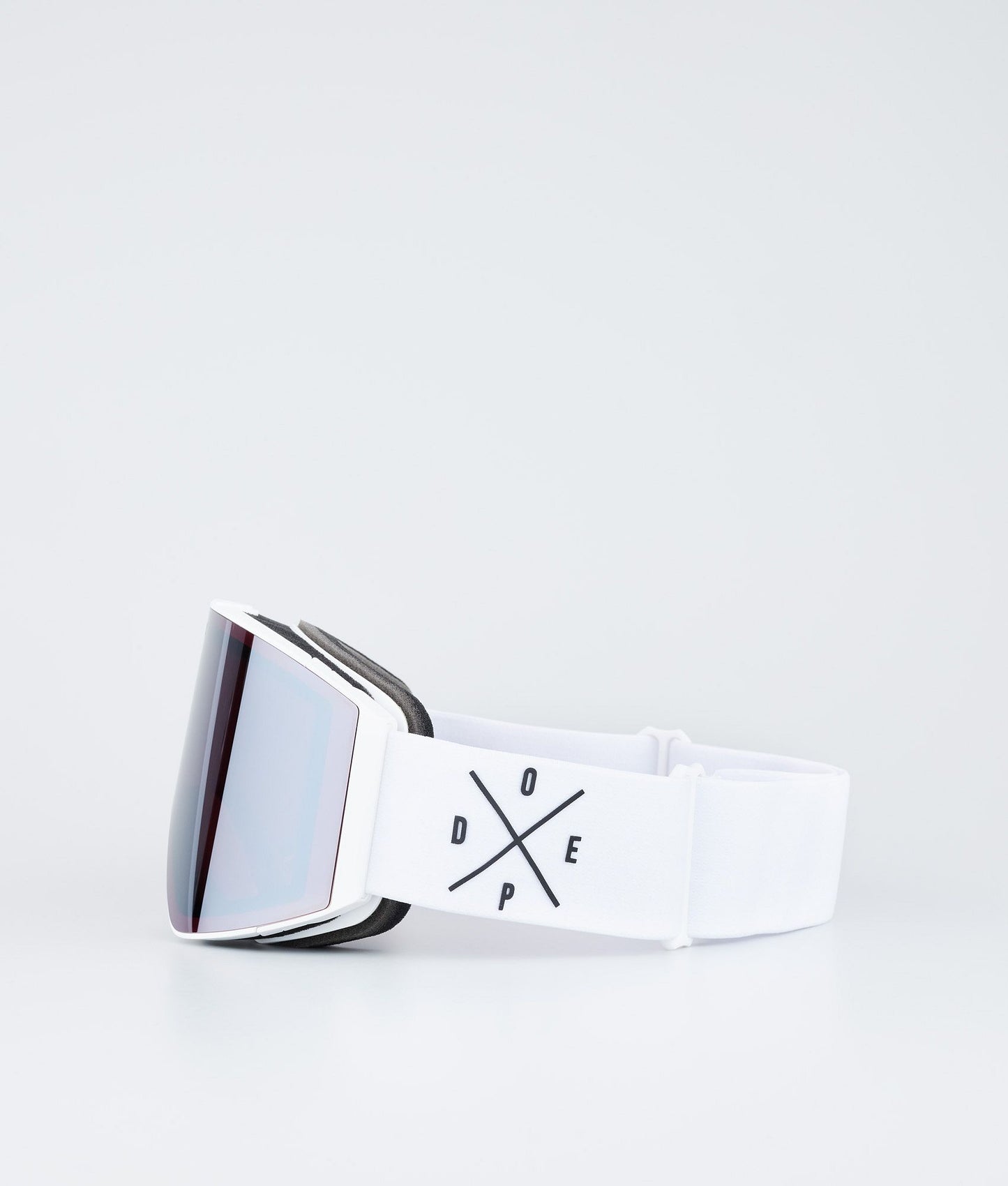 Ski Goggles White/Silver Mirror