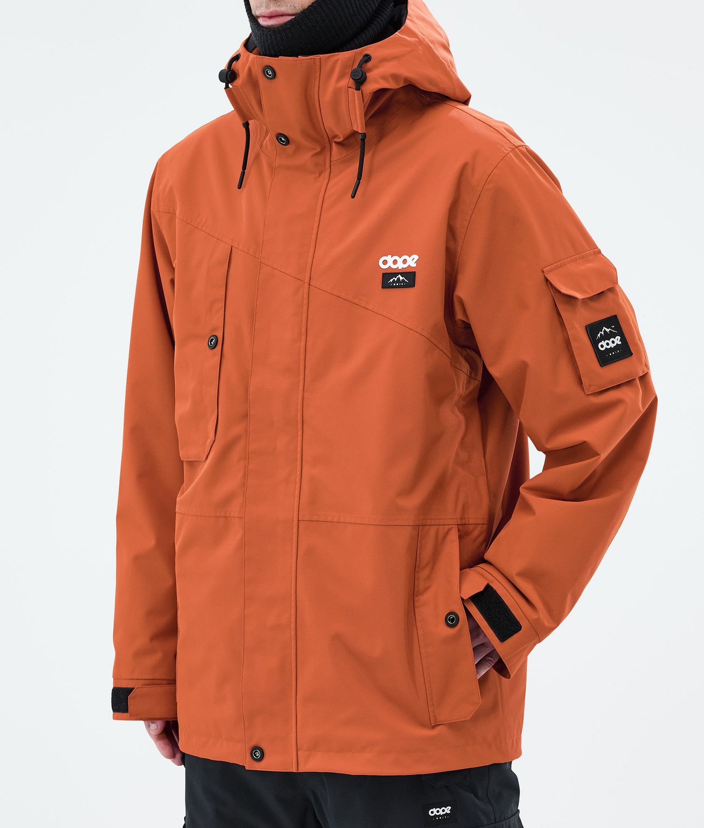 Snowboard Jacket Men Burned Orange