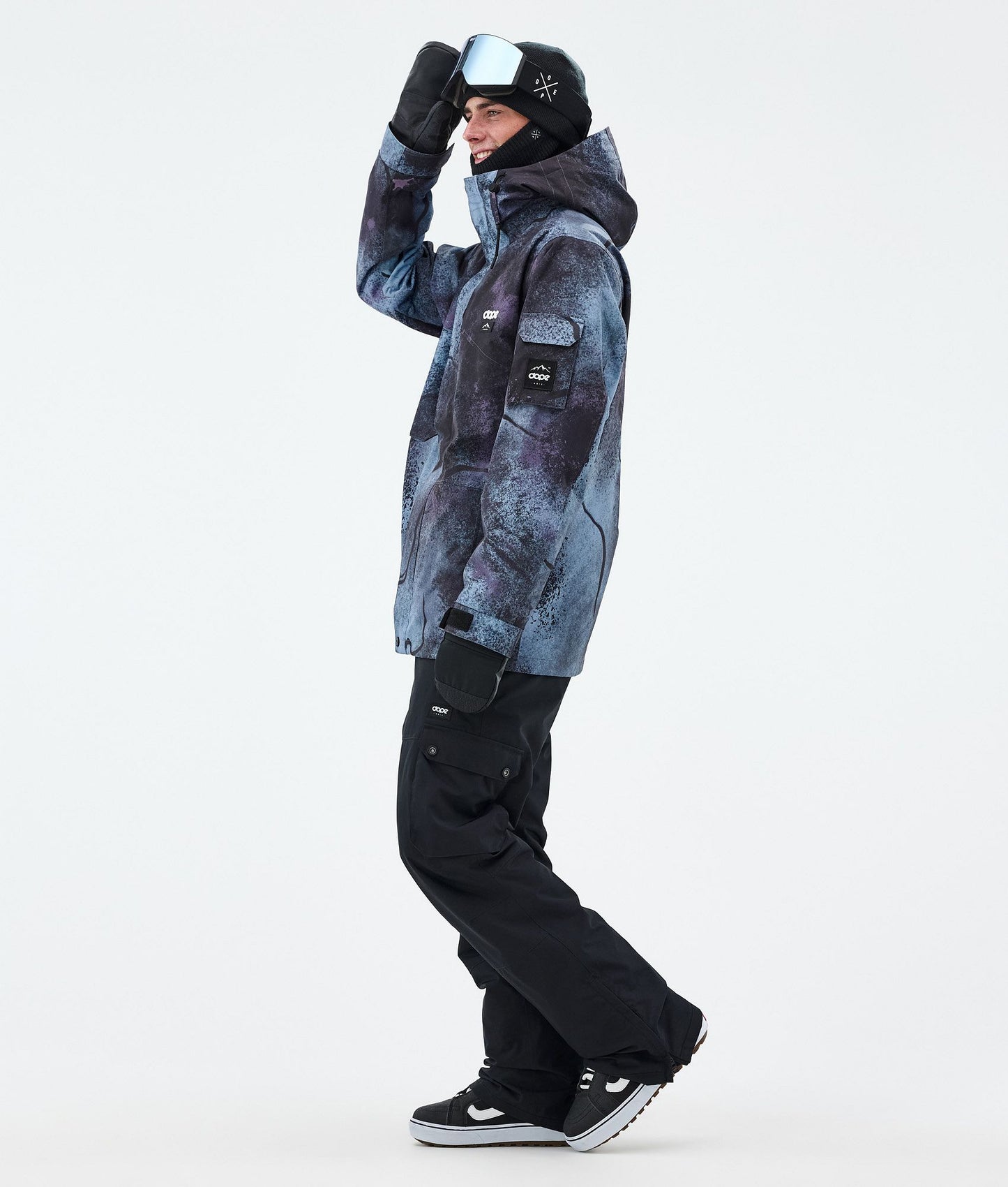 Snowboard Jacket Men Jungle Purple
