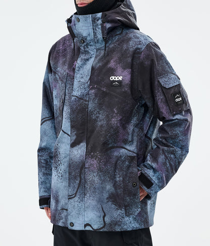 Snowboard Jacket Men Jungle Purple