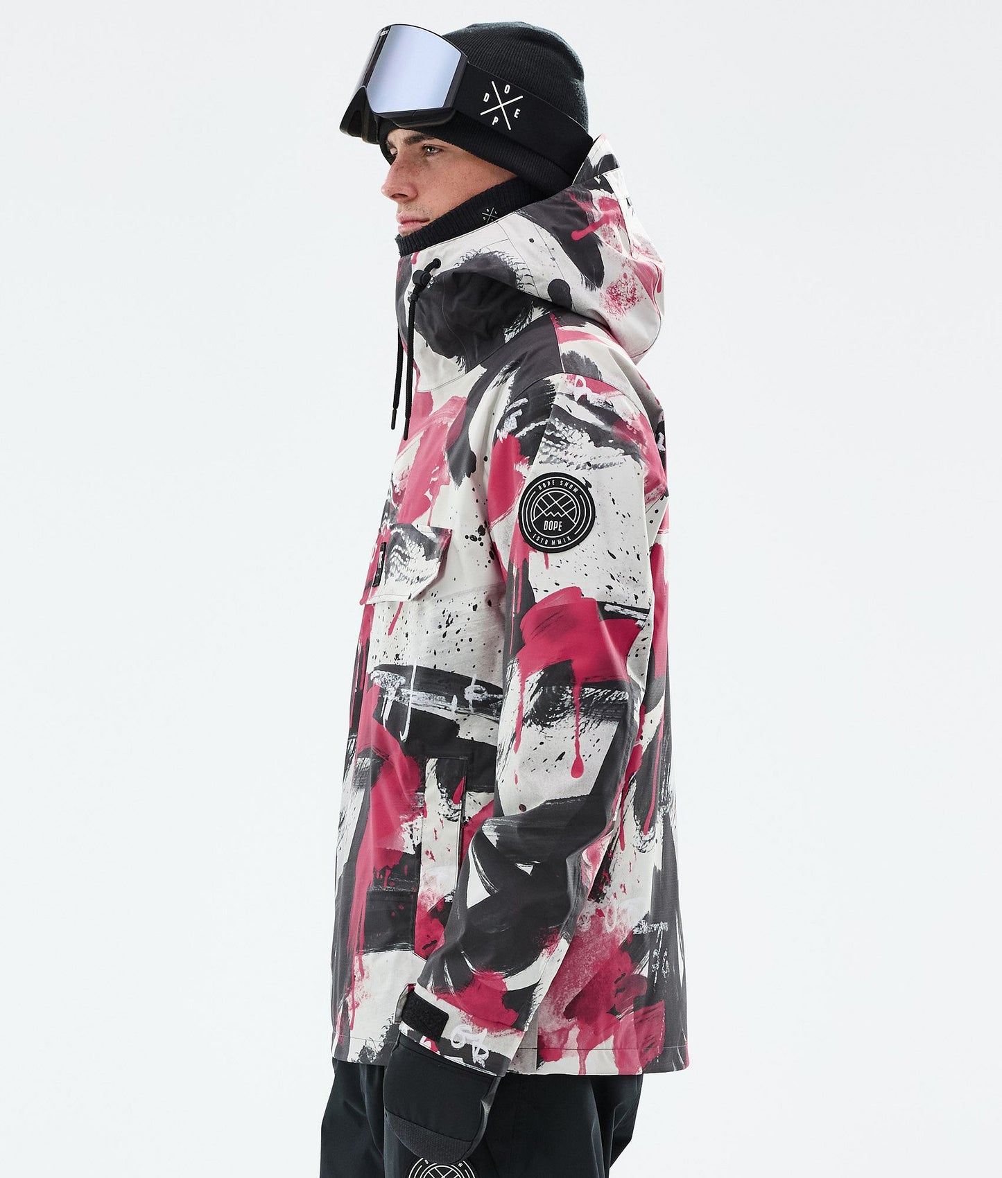 Snowboard Jacket Men Doodle