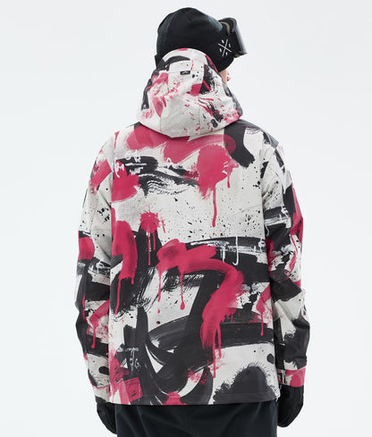 Snowboard Jacket Men Doodle