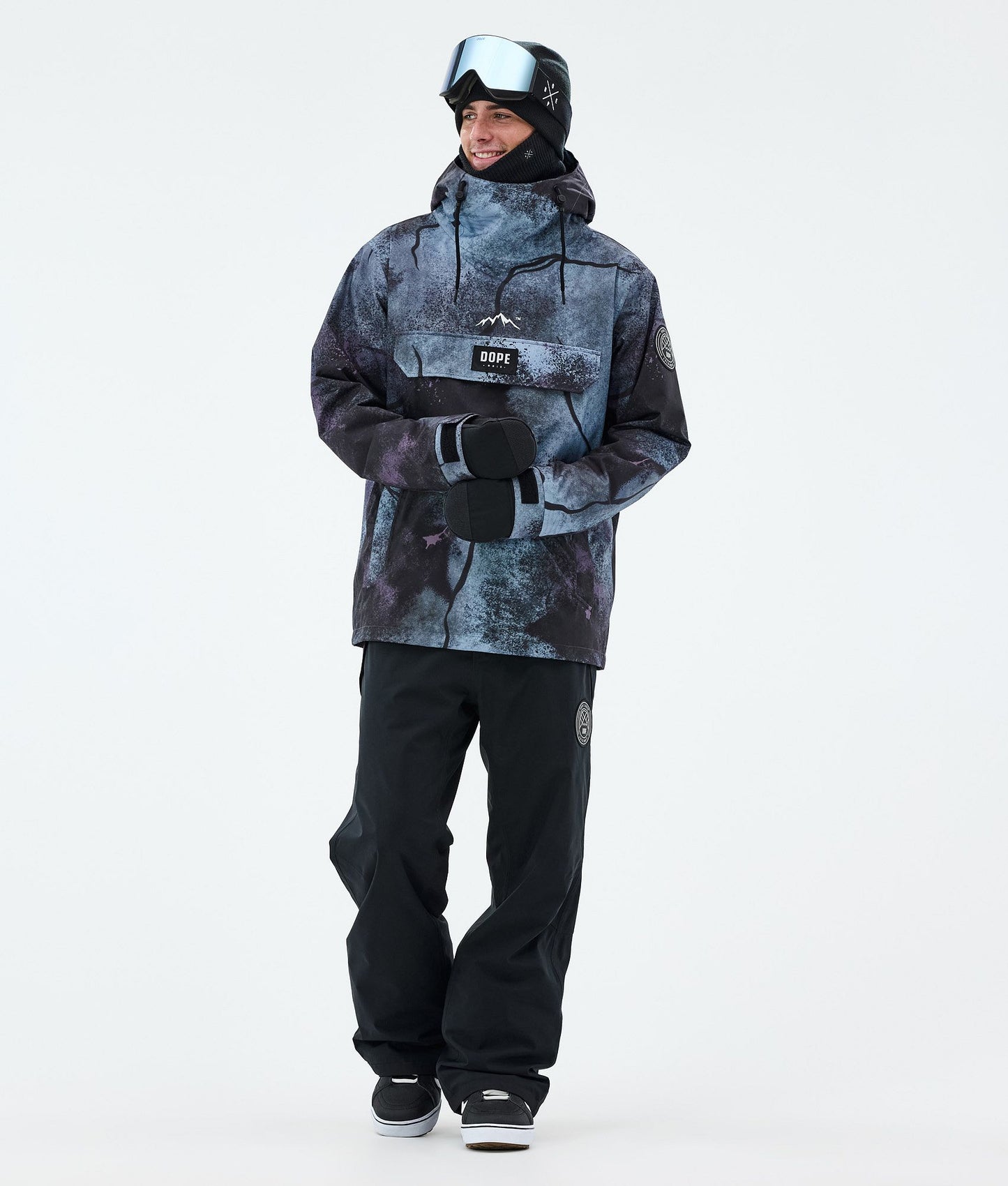 Snowboard Jacket Men Jungle Purple