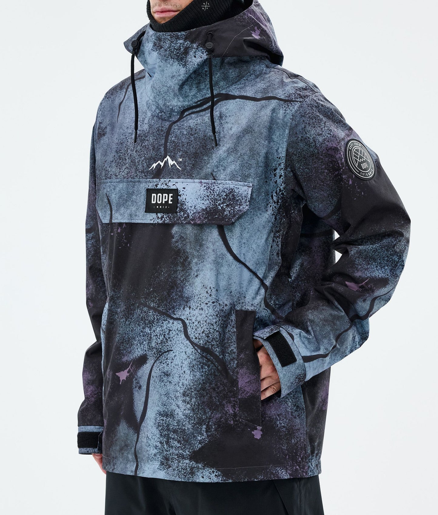 Snowboard Jacket Men Jungle Purple