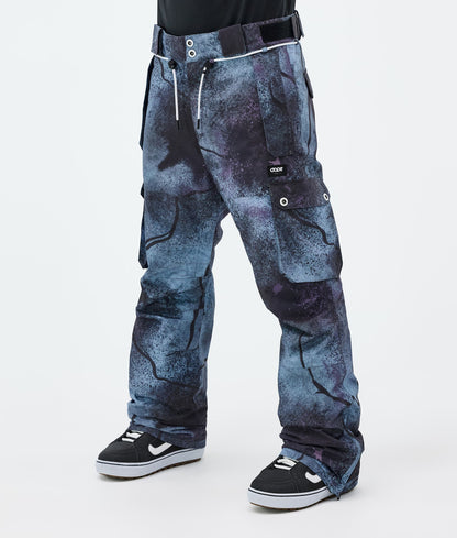 Snowboard Pants Men Paint Orange