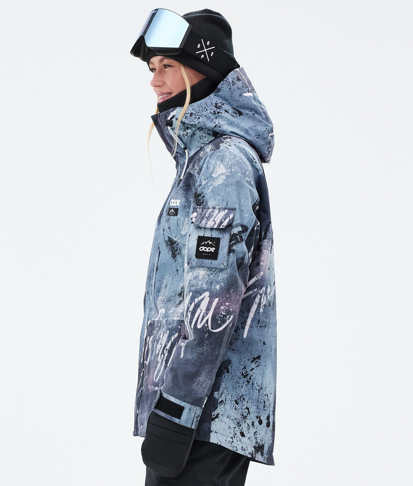 Snowboard Jacket Women Punk Blue