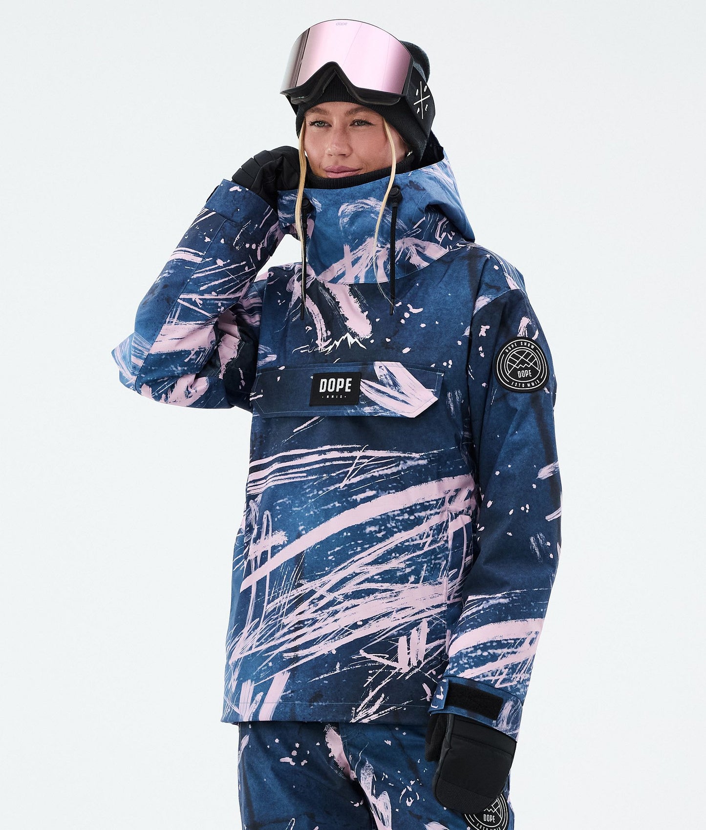 Snowboard Jacket Women Blue Steel