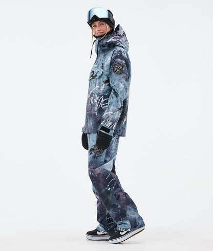 Snowboard Jacket Women Punk Blue