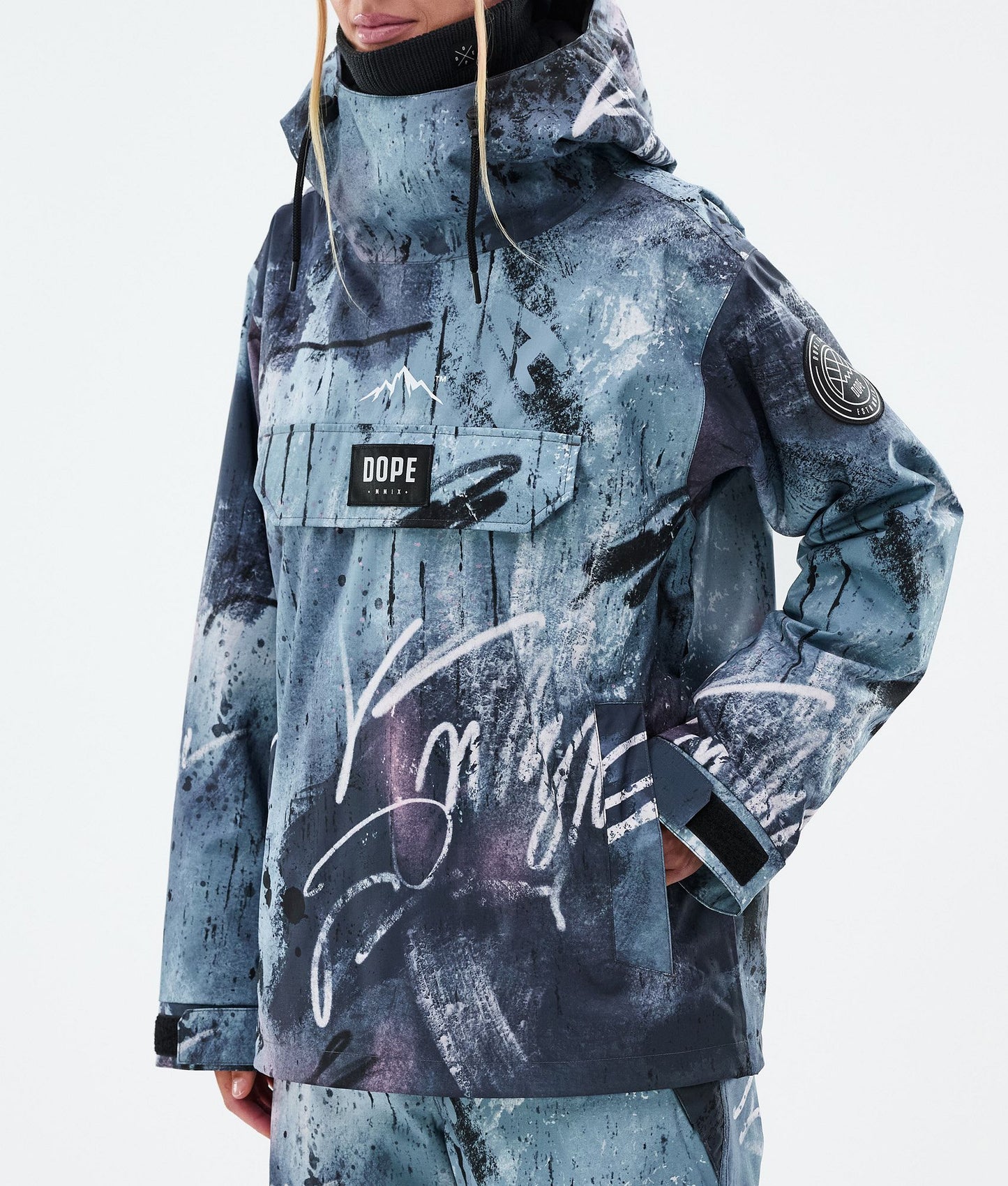 Snowboard Jacket Women Punk Blue