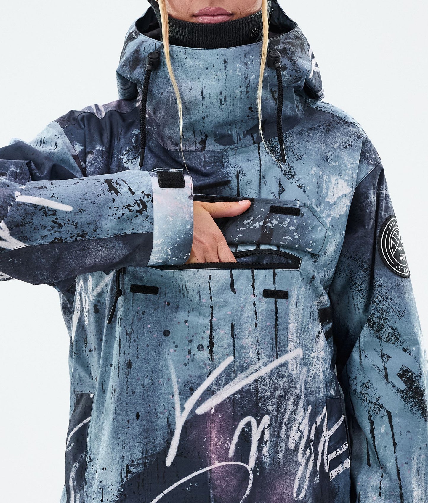 Snowboard Jacket Women Punk Blue