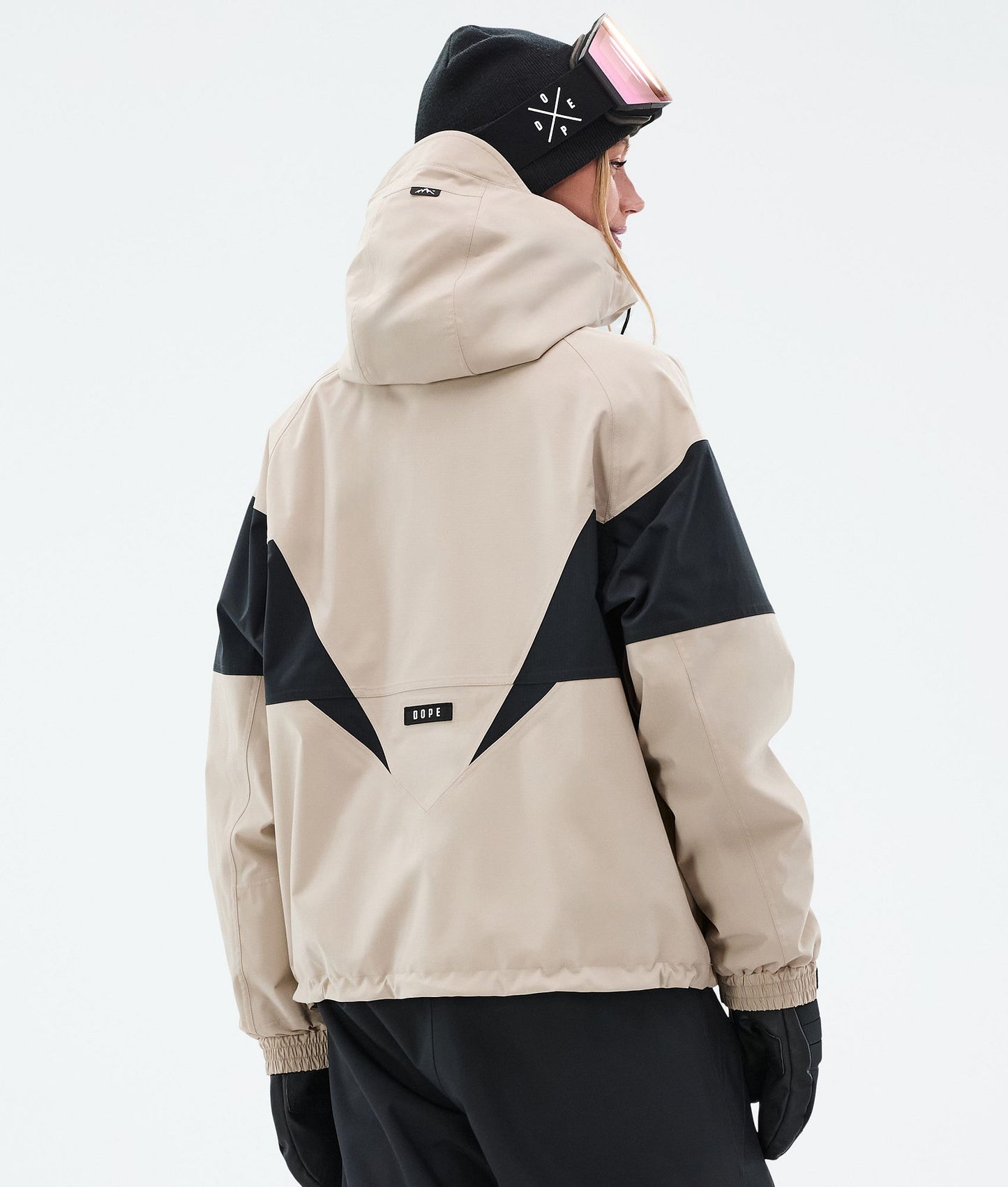 Snowboard Jacket Women Spike Sand/Black