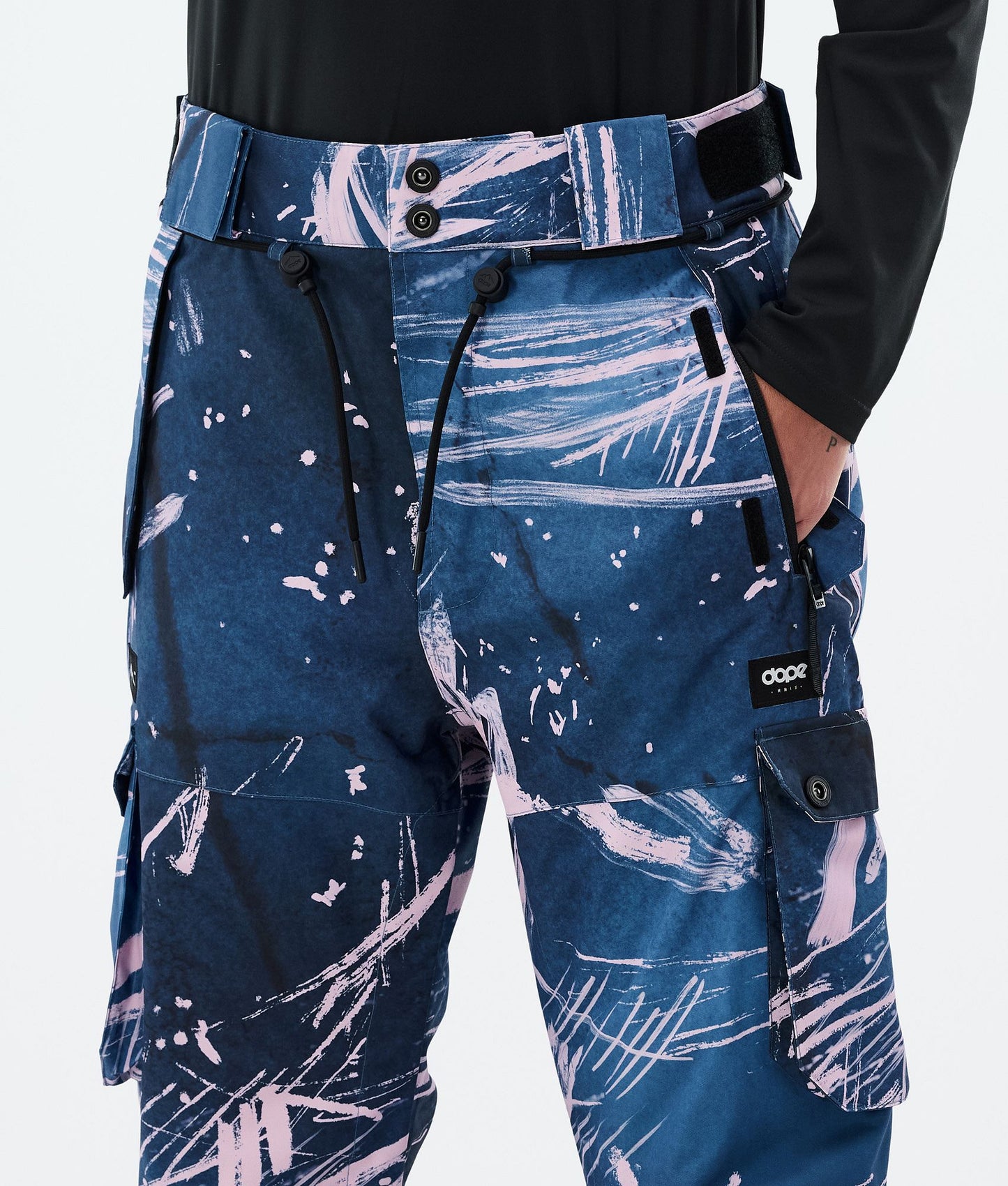 Snowboard Pants Women Carvings Pink