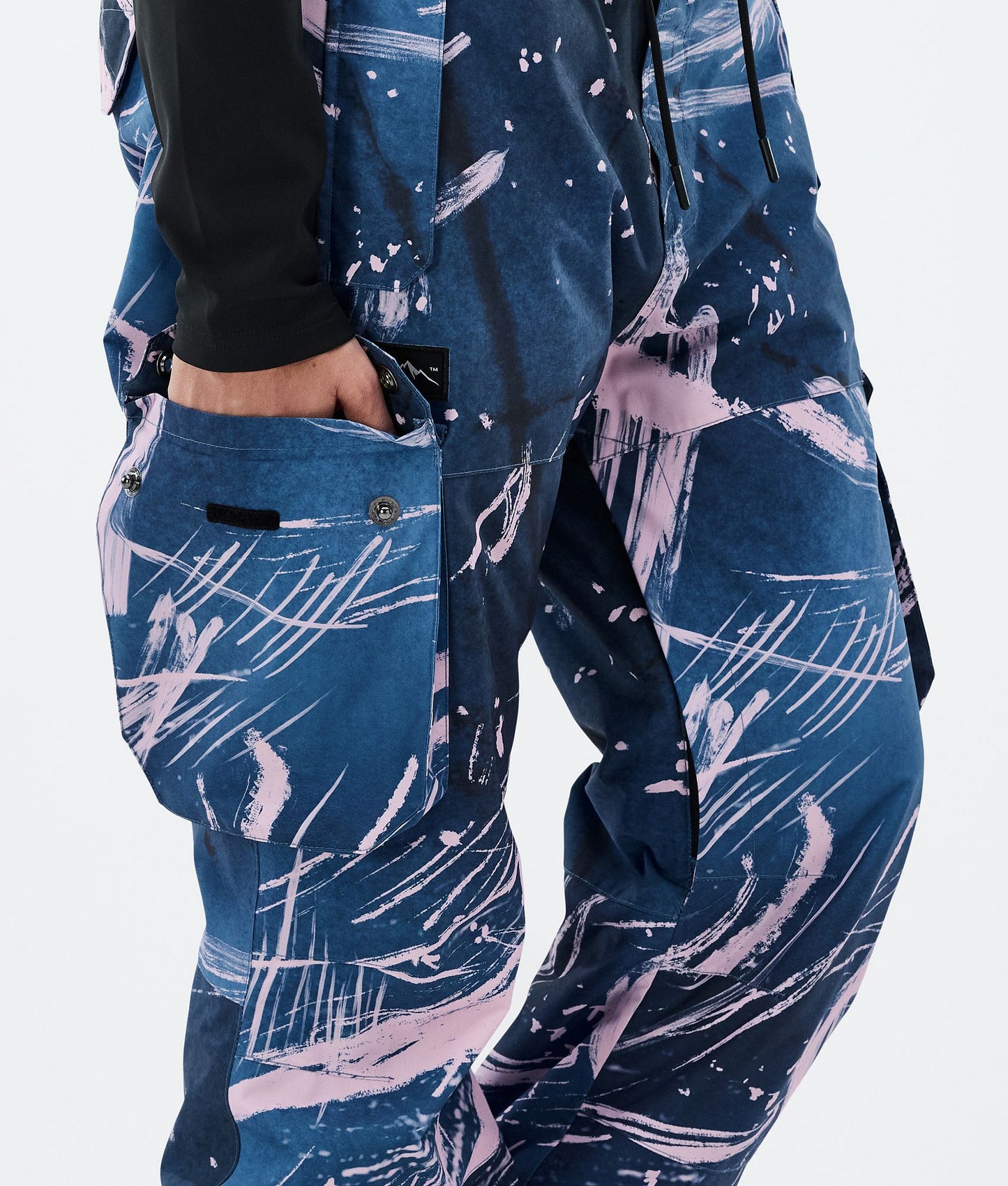 Snowboard Pants Women Carvings Pink