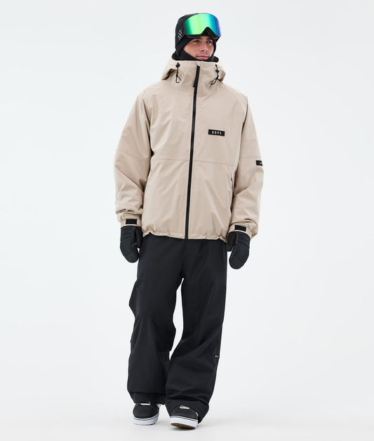 Snowboard Jacket Men Sand