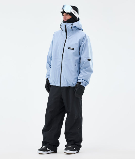 Snowboard Jacket Men Light Blue