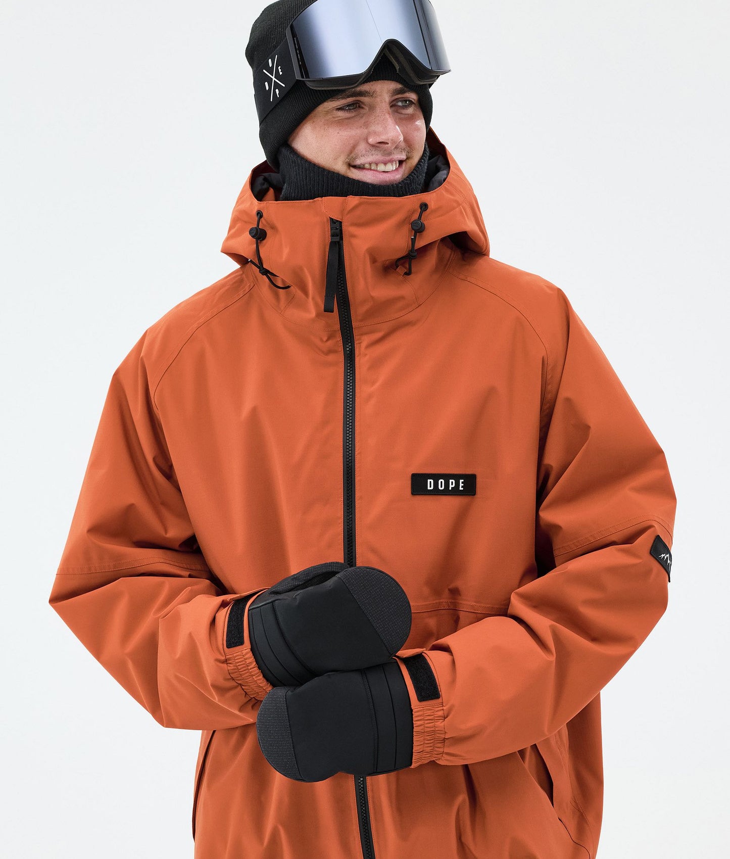 Snowboard Jacket Men Burned Orange