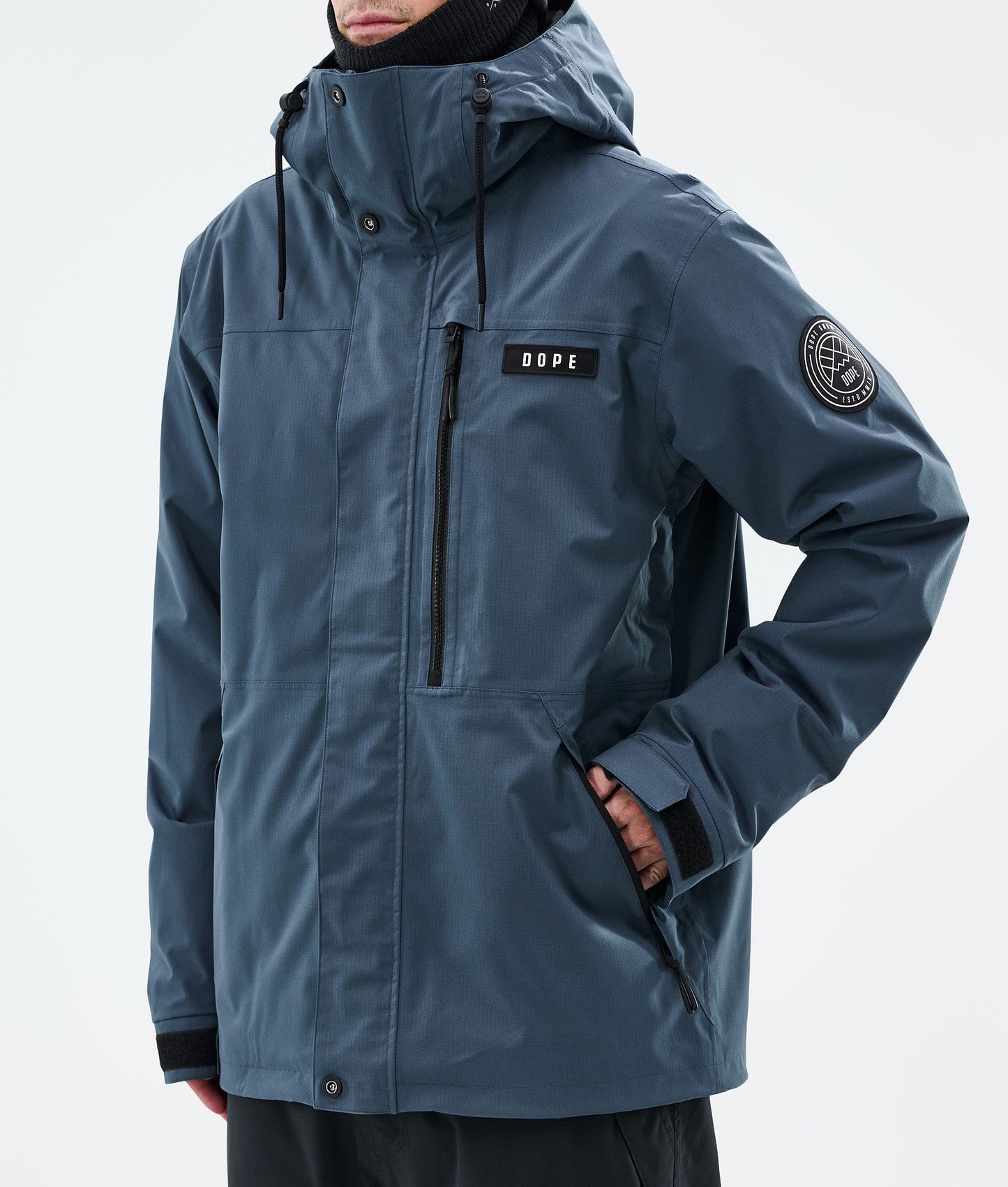 Snowboard Jacket Men Metal Blue