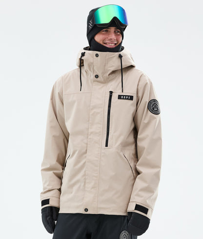 Snowboard Jacket Men Olive Green