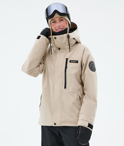 Snowboard Jacket Women Olive Green