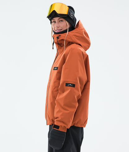 Snowboard Jacket Women Burned Orange