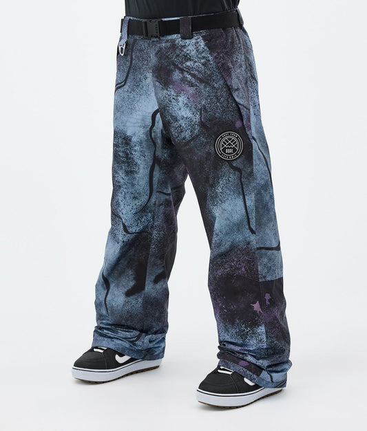 Snowboard Pants Men Jungle Purple