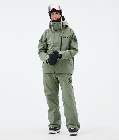 Snowboard Pants Women Moss Green