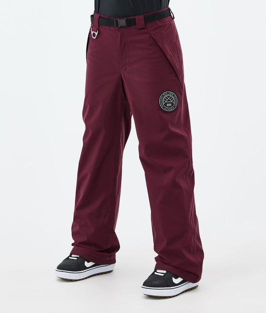 Snowboard Pants Women Burgundy