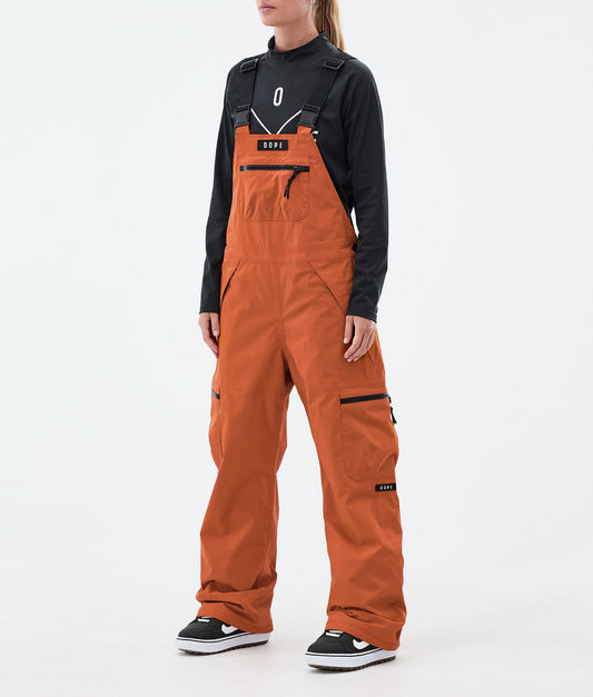 Snowboard Pants Women Burned Orange