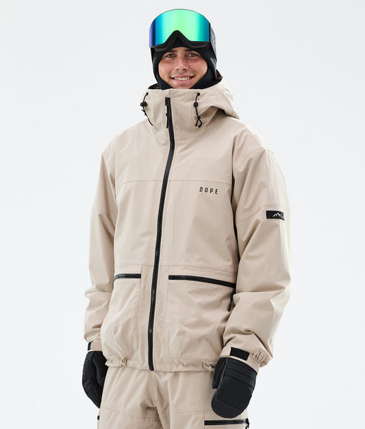 Snowboard Jacket Men Sand