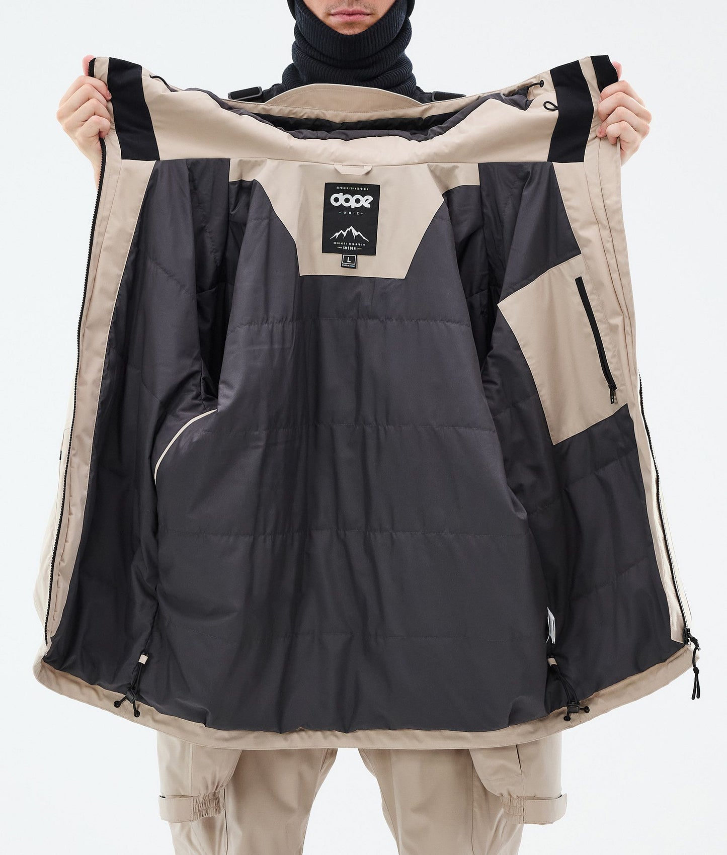 Snowboard Jacket Men Sand