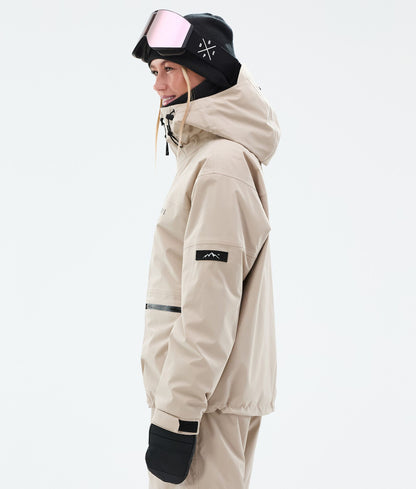Snowboard Jacket Women Sand