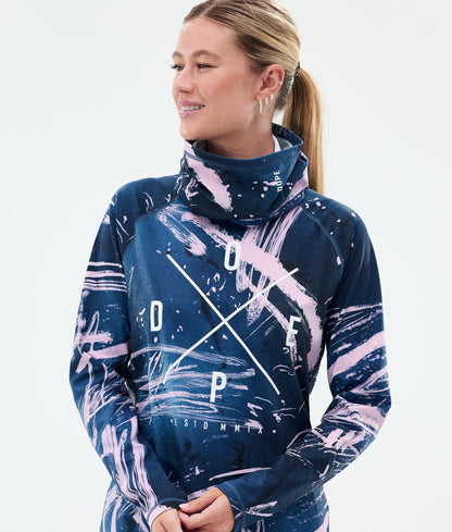 Base Layer Top Women 2X-Up Carvings Pink