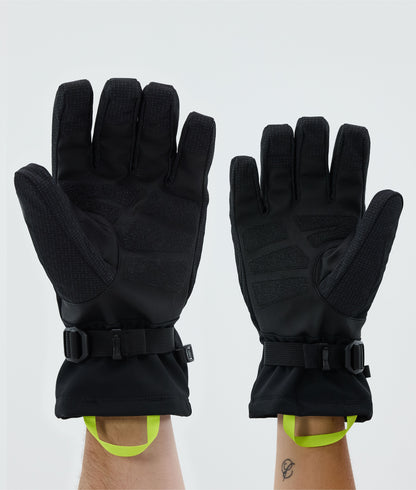 Ski Gloves Metal Blue