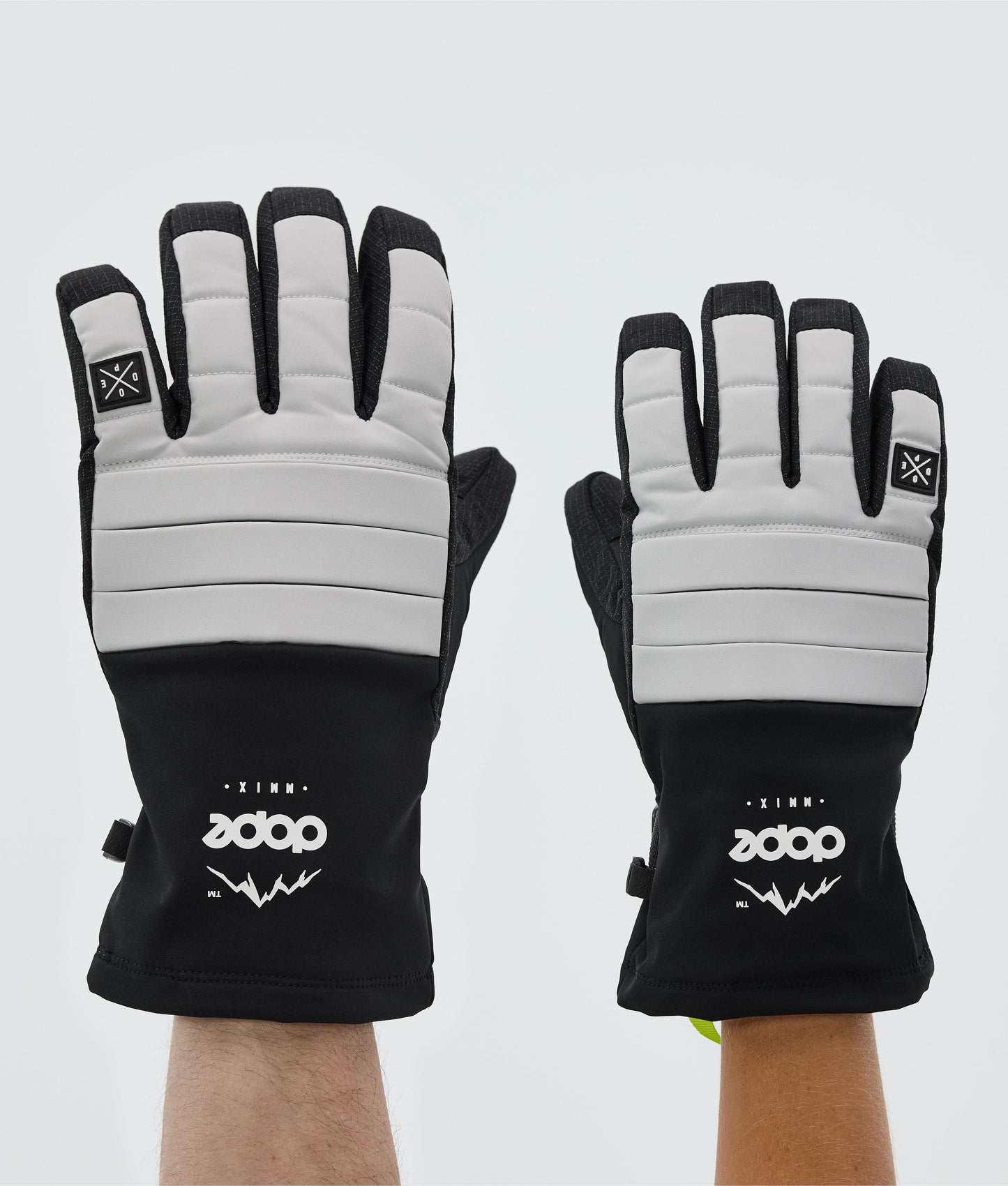 Ski Gloves Light Grey