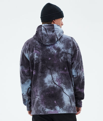 Fleece Hoodie Men Jungle Purple