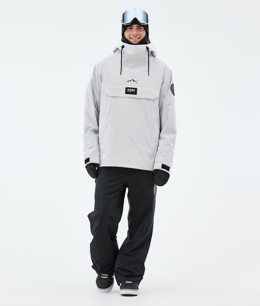 Snowboard Jacket Men Light Grey