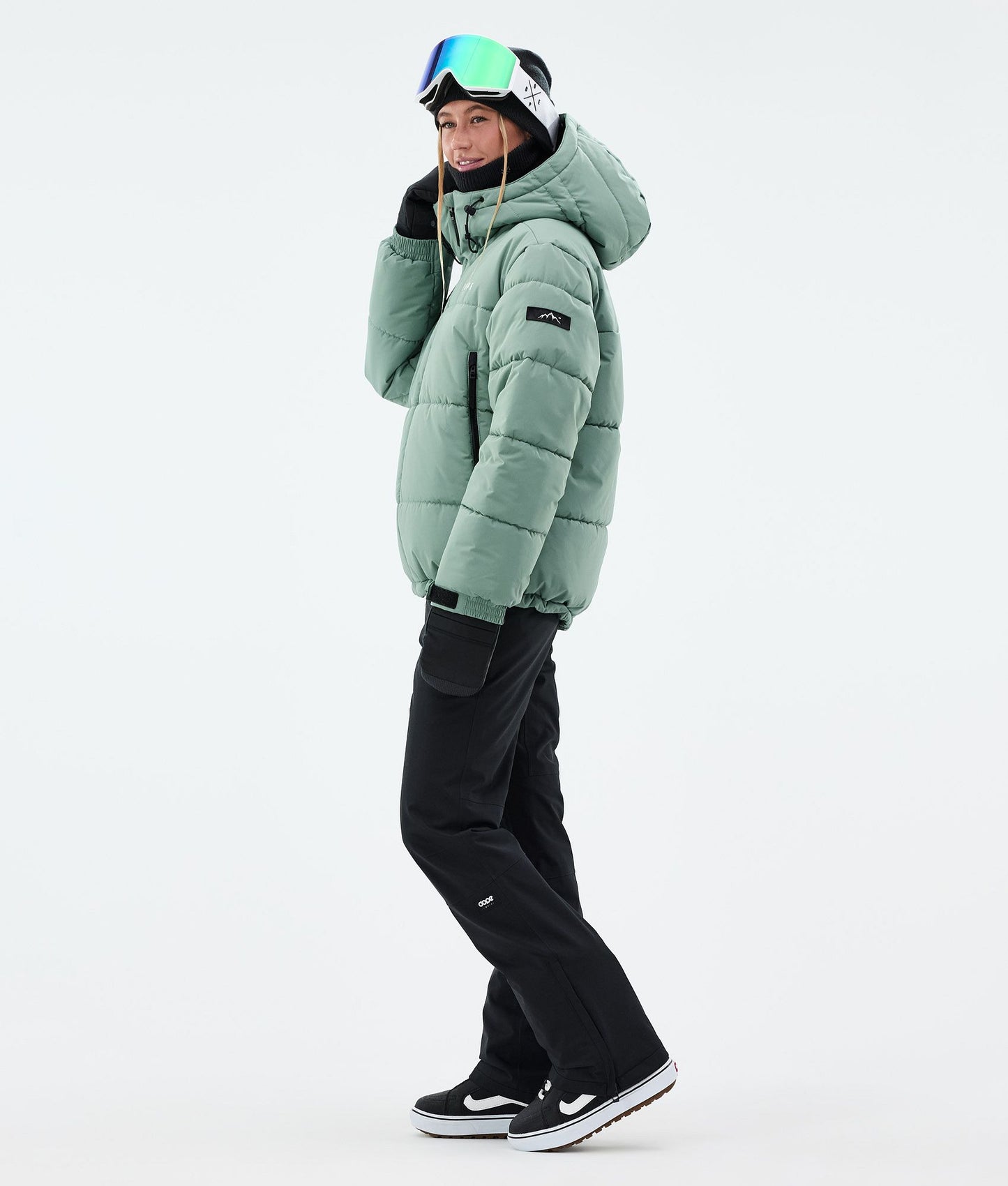Snowboard Jacket Women Faded Green